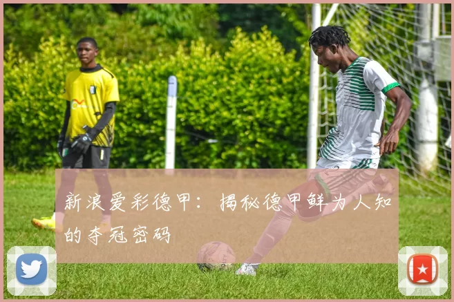 新浪爱彩德甲：揭秘德甲鲜为人知的夺冠密码