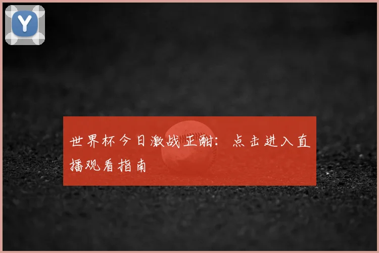 世界杯今日激战正酣:点击进入直播观看指南
